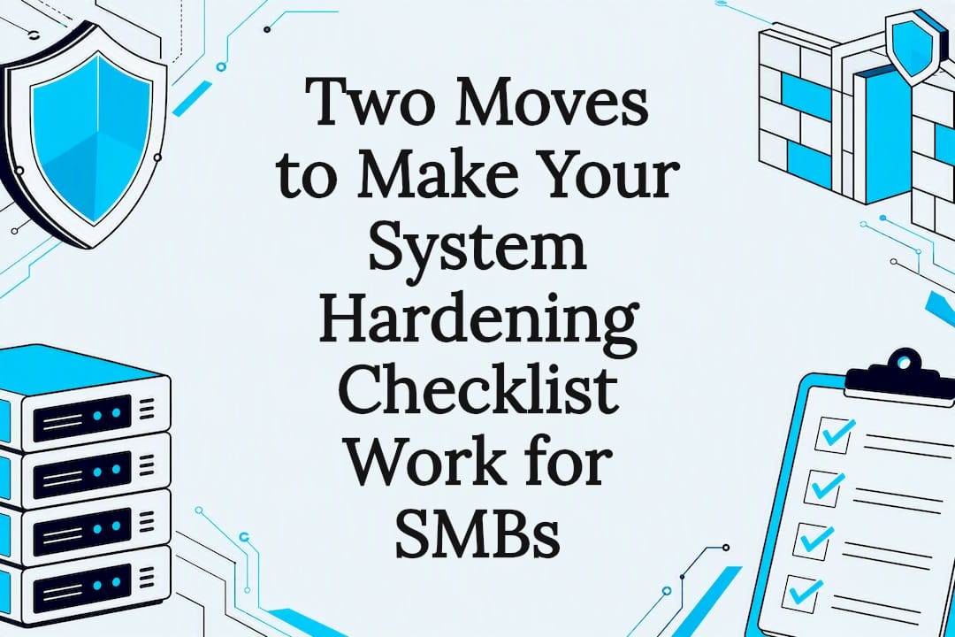 System hardening checklist title card