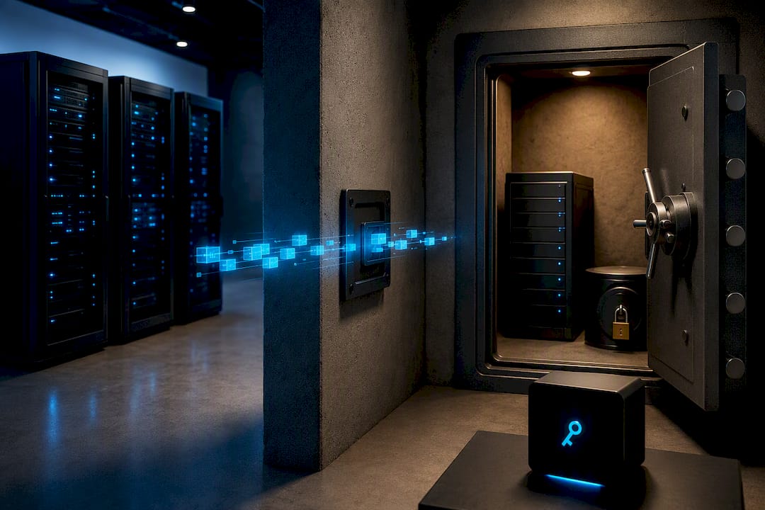 Isolated backups with separate encryption keys