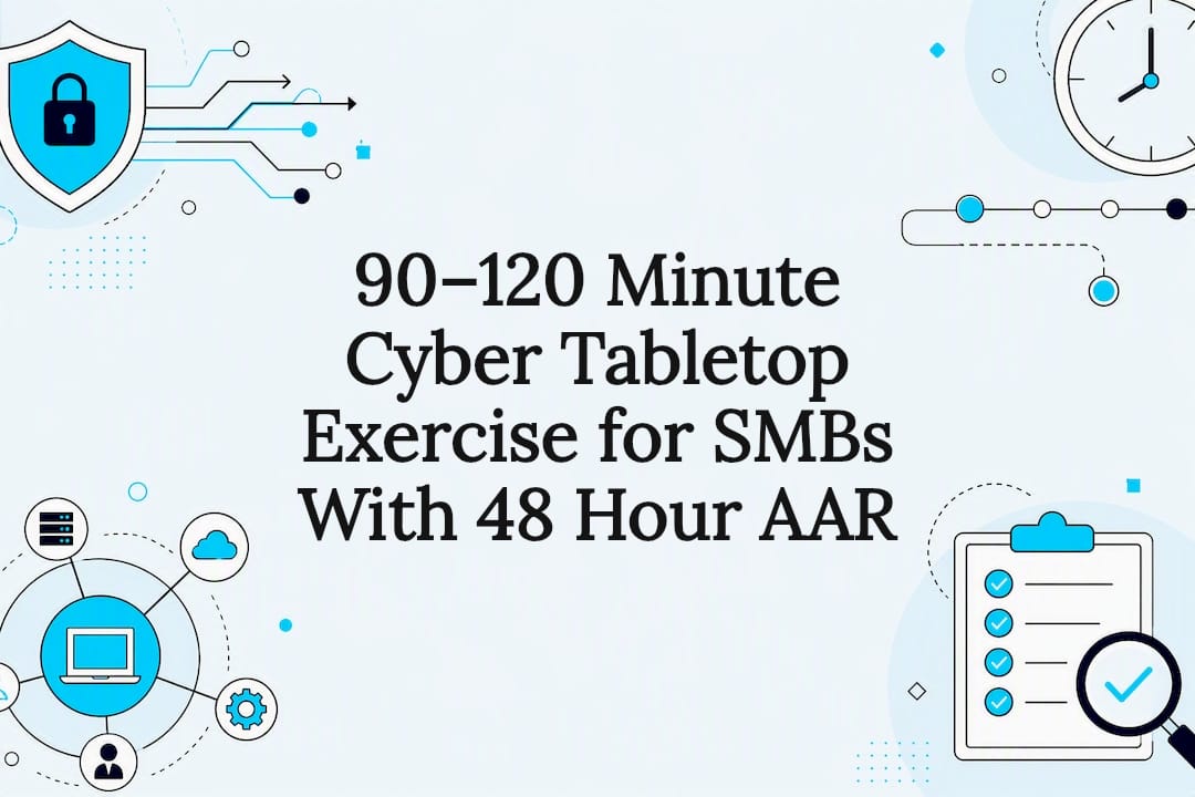 Cyber tabletop exercise title card